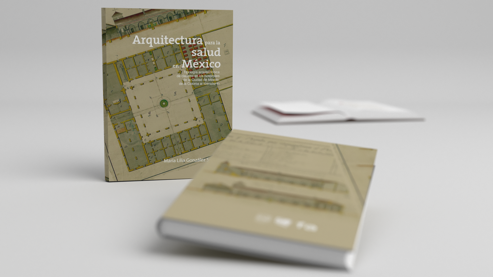 Mockup libro La Arquitectura para la salud en México