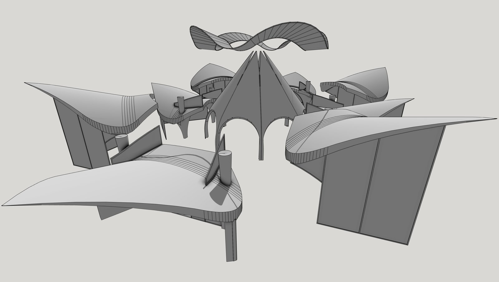 Modelado 3D de Capilla ecuménica