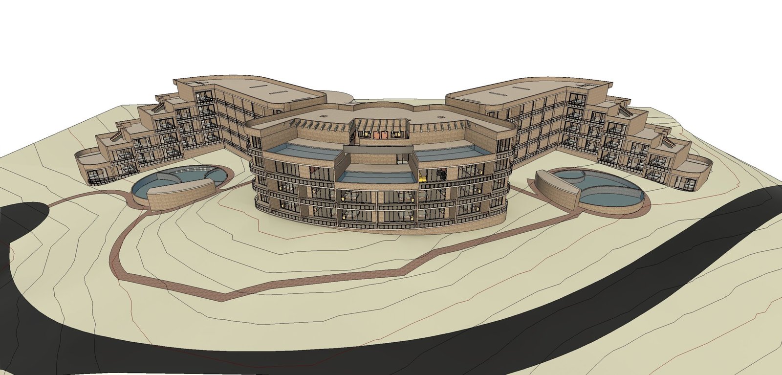 Modelado en Revit hotel