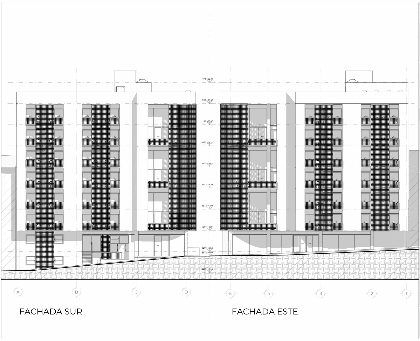 Fachadas residencia estudiantil