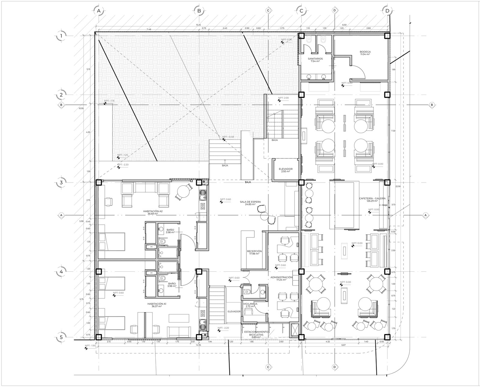 Residencia estudiantil planta baja
