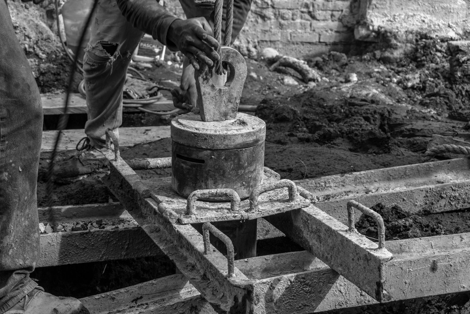 Preparación de tubo tremie para colado